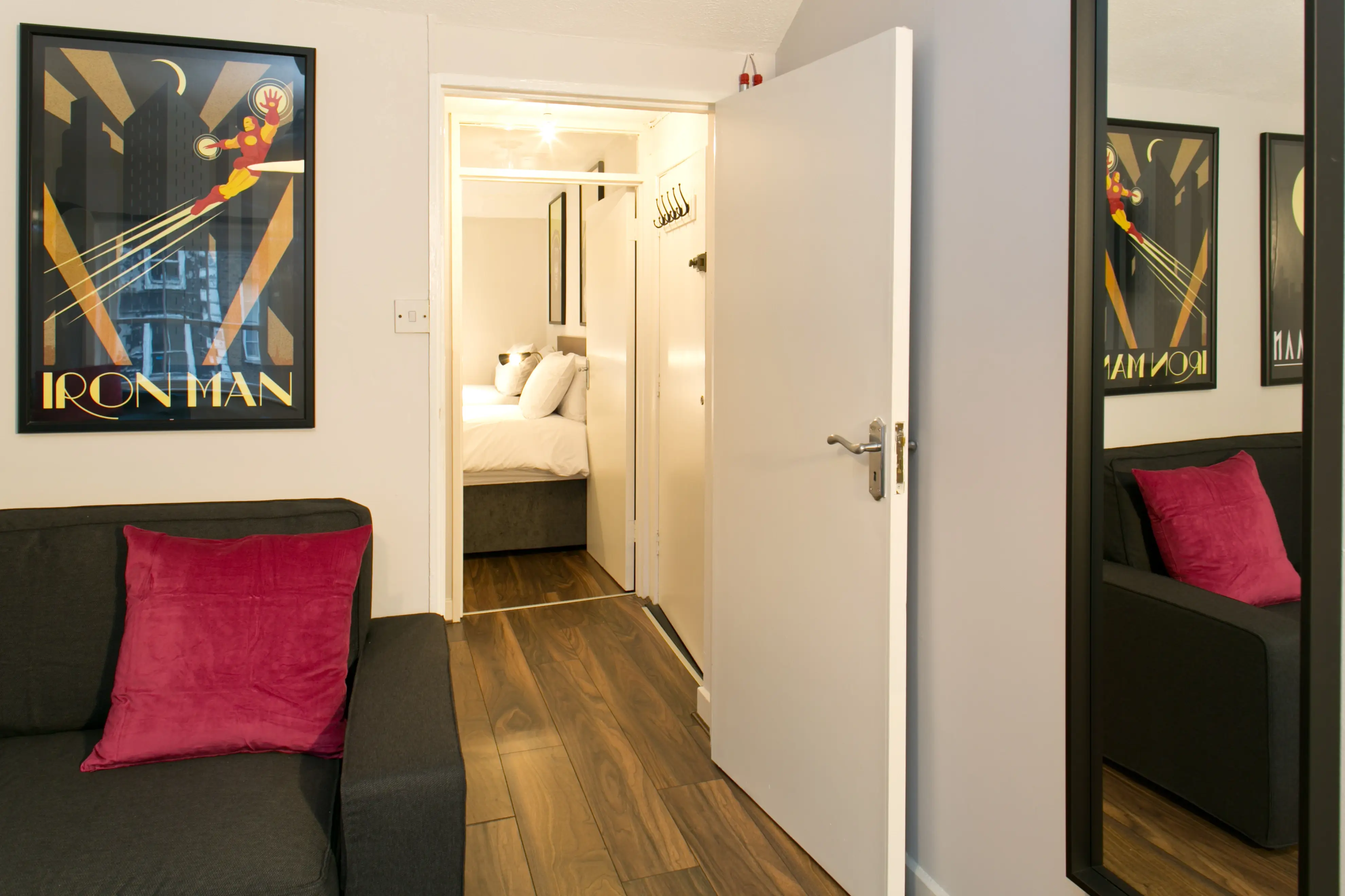 Chic living room with contemporary design