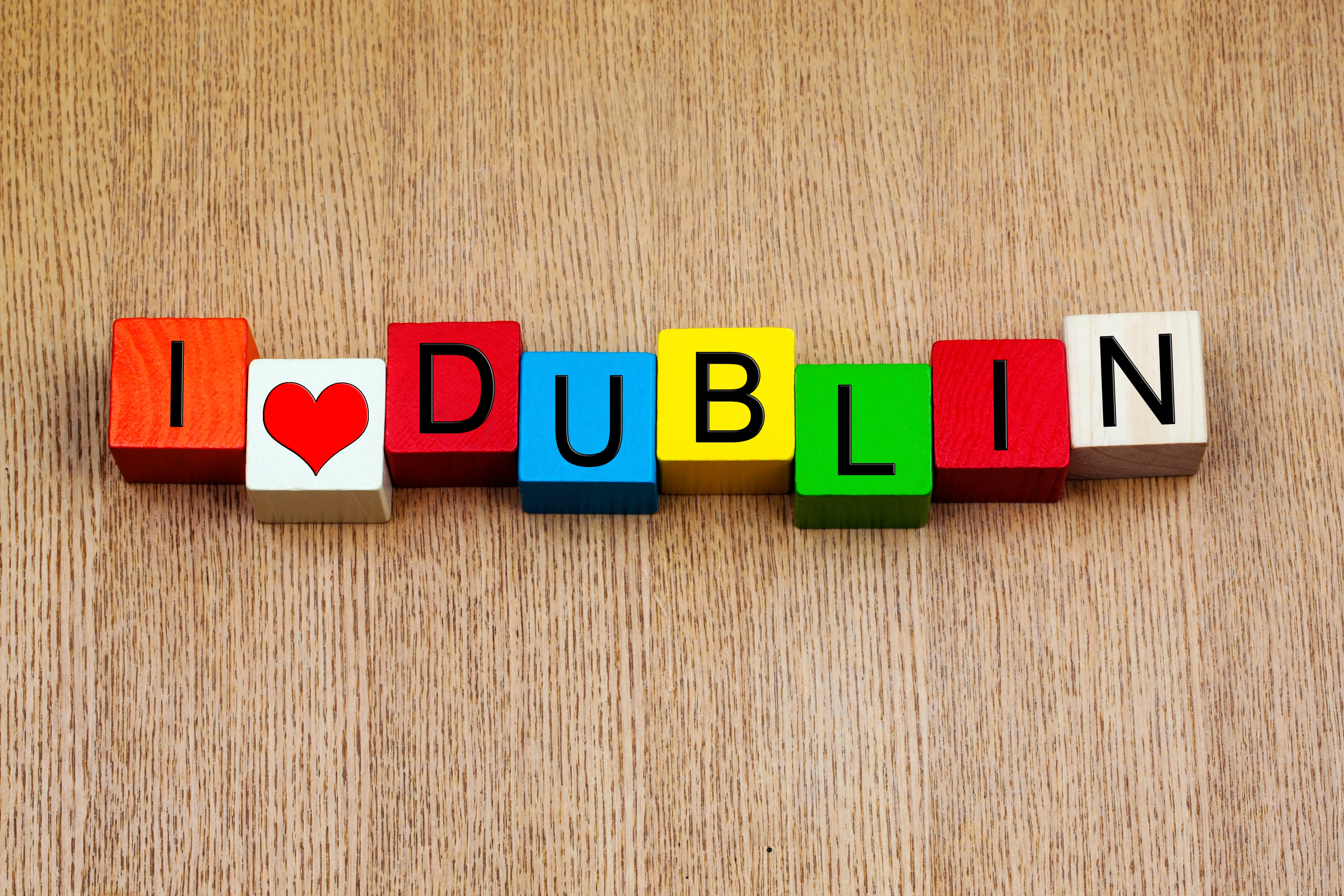 I Love Dublin blocks - Dublin city pride